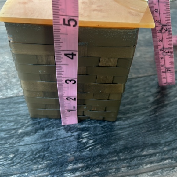 Vintage 50’s Metal Basketweave Purse Gold - Picture 6 of 11